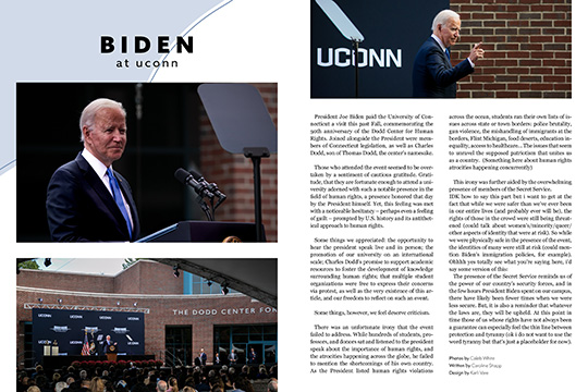Biden at UConn