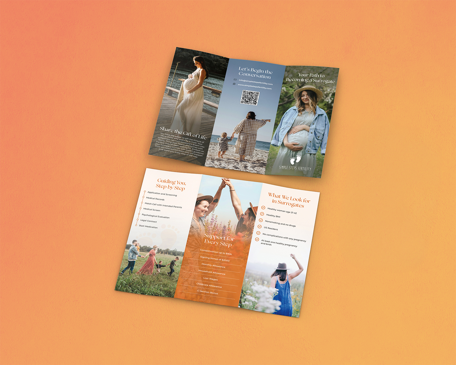 Simple Steps Fertility Business by LA Times magazine ad
